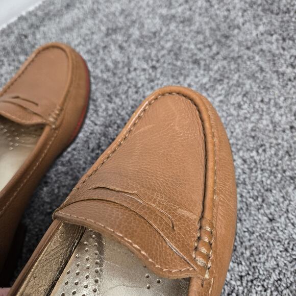 MARC Joseph New York East Village Sz 8 Tan Leather Loafer Made In Brazil - Picture 5 of 9